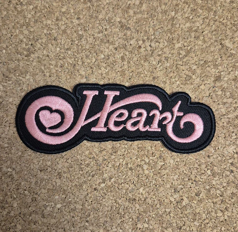 Heart Patch Embroidered (Iron-on)