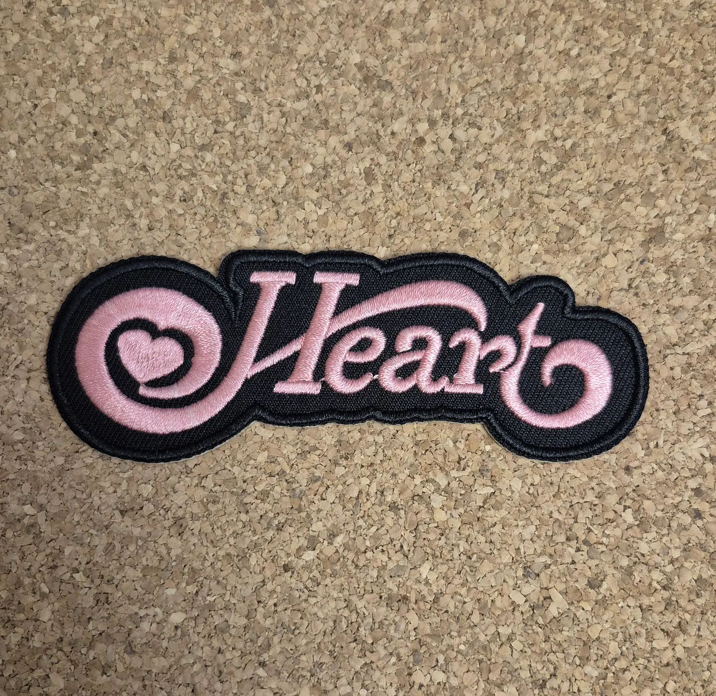 Heart Patch Embroidered (Iron-on) 1