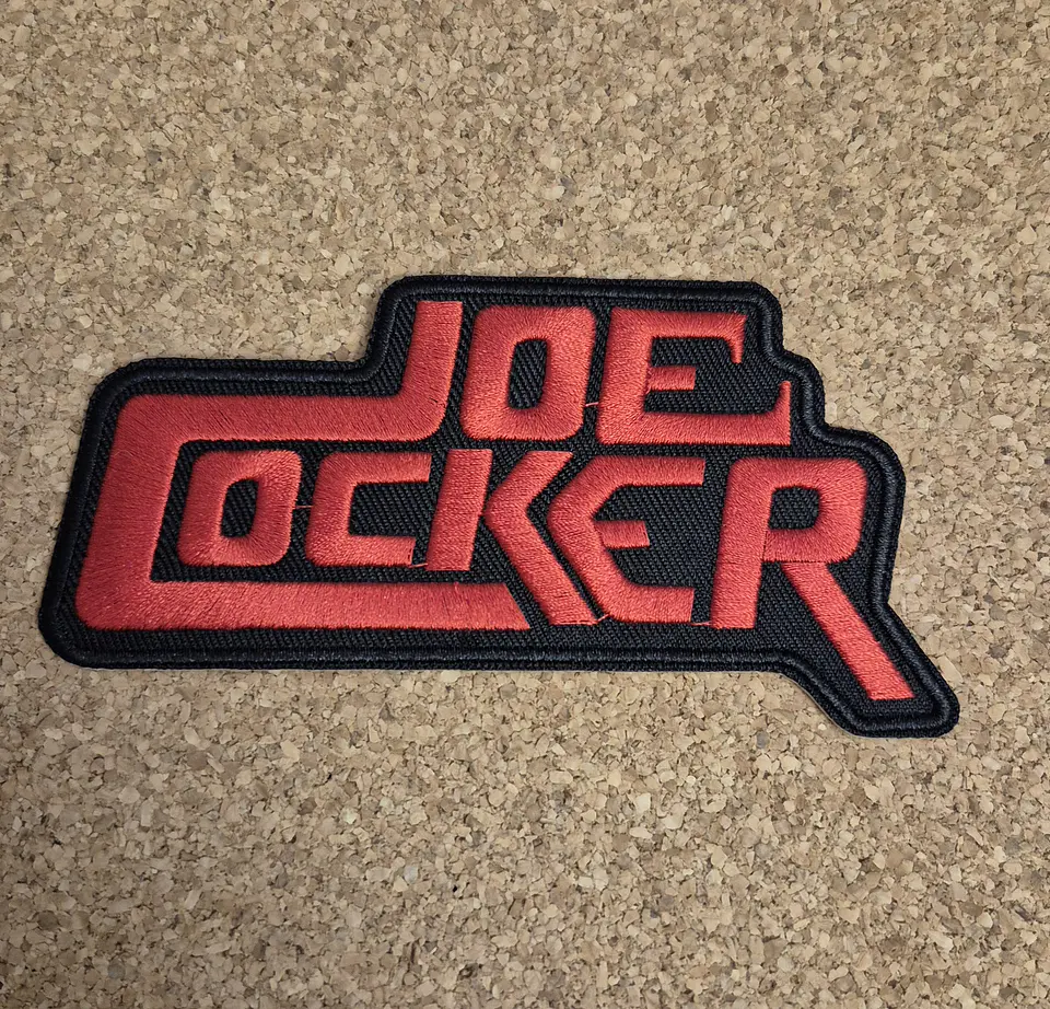 Joe Cocker Patch Embroidered (Iron-on) 1