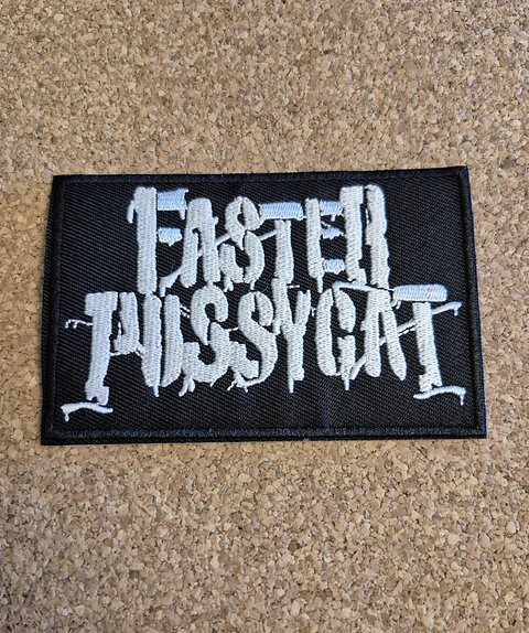 Faster Pussycat Patch - Embroidered (Iron-on) 
