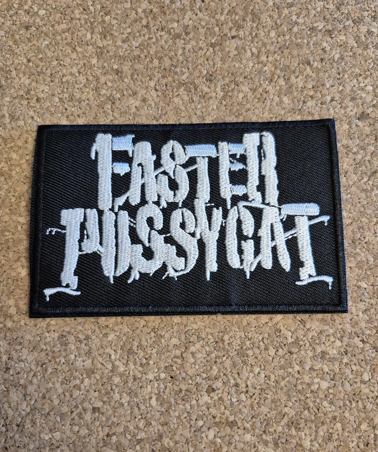 Faster Pussycat Patch - Embroidered (Iron-on)  1