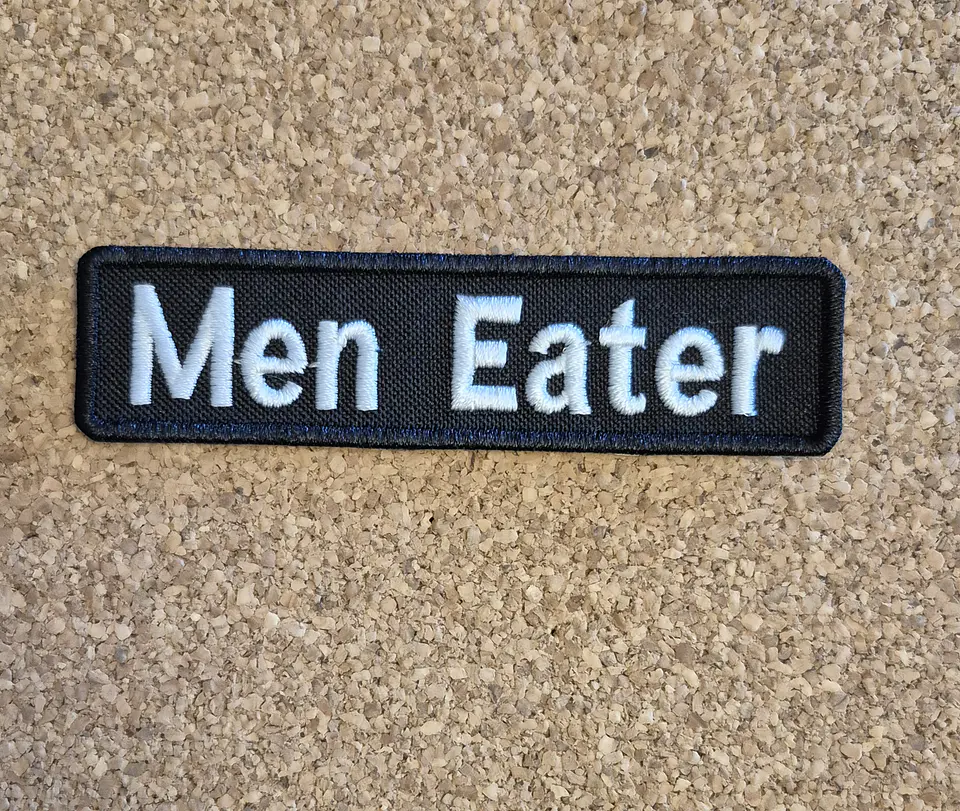 Men Eater Patch - Embroidered (Iron-on) 1