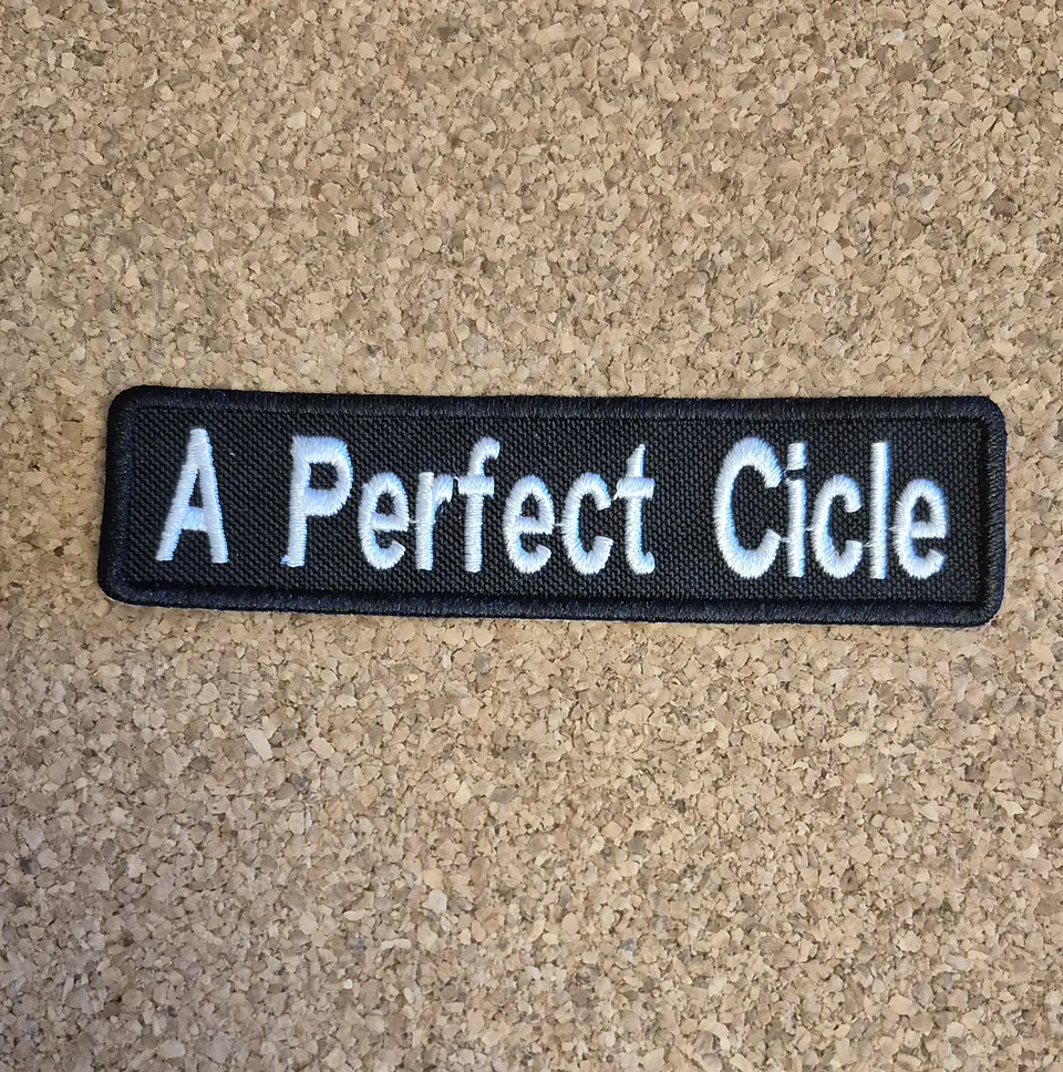 A Perfect Circle Patch - Embroidered (Iron-on) 1