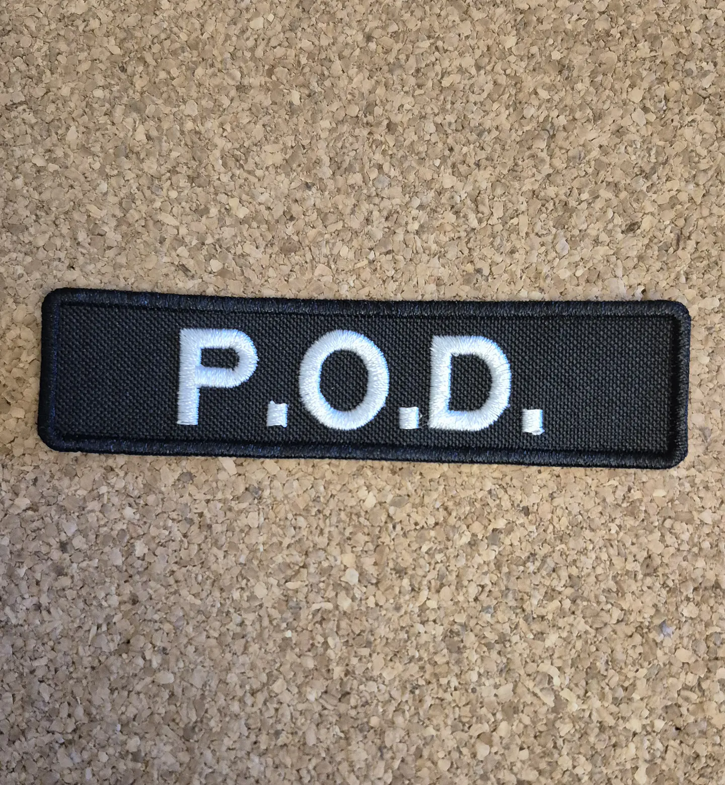P.O.D. Patch - Embroidered (Iron-on)  1