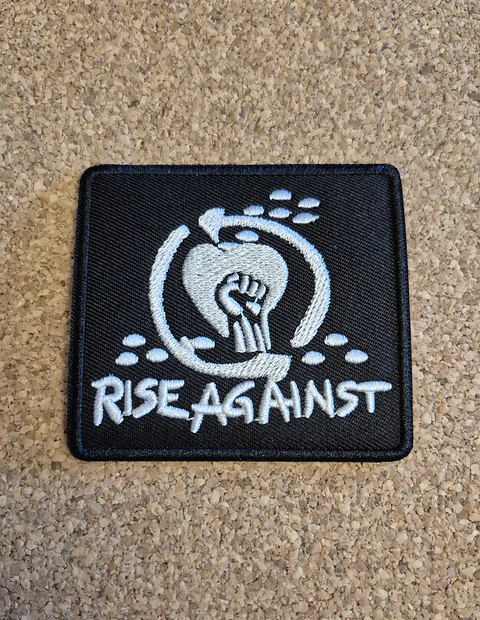 Rise Against Patch - Embroidered (Iron-on)