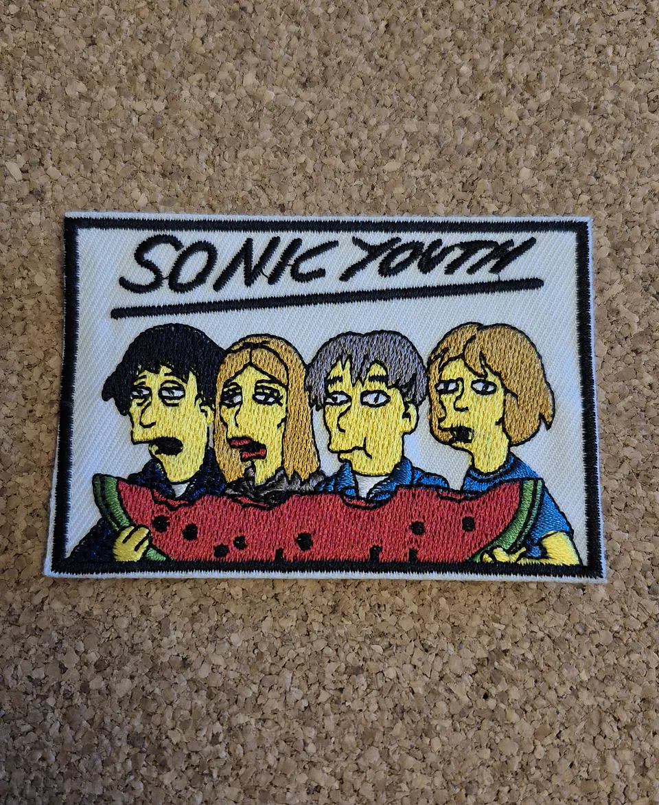 Sonic Youth Patch - Embroidered (Iron-on) 1