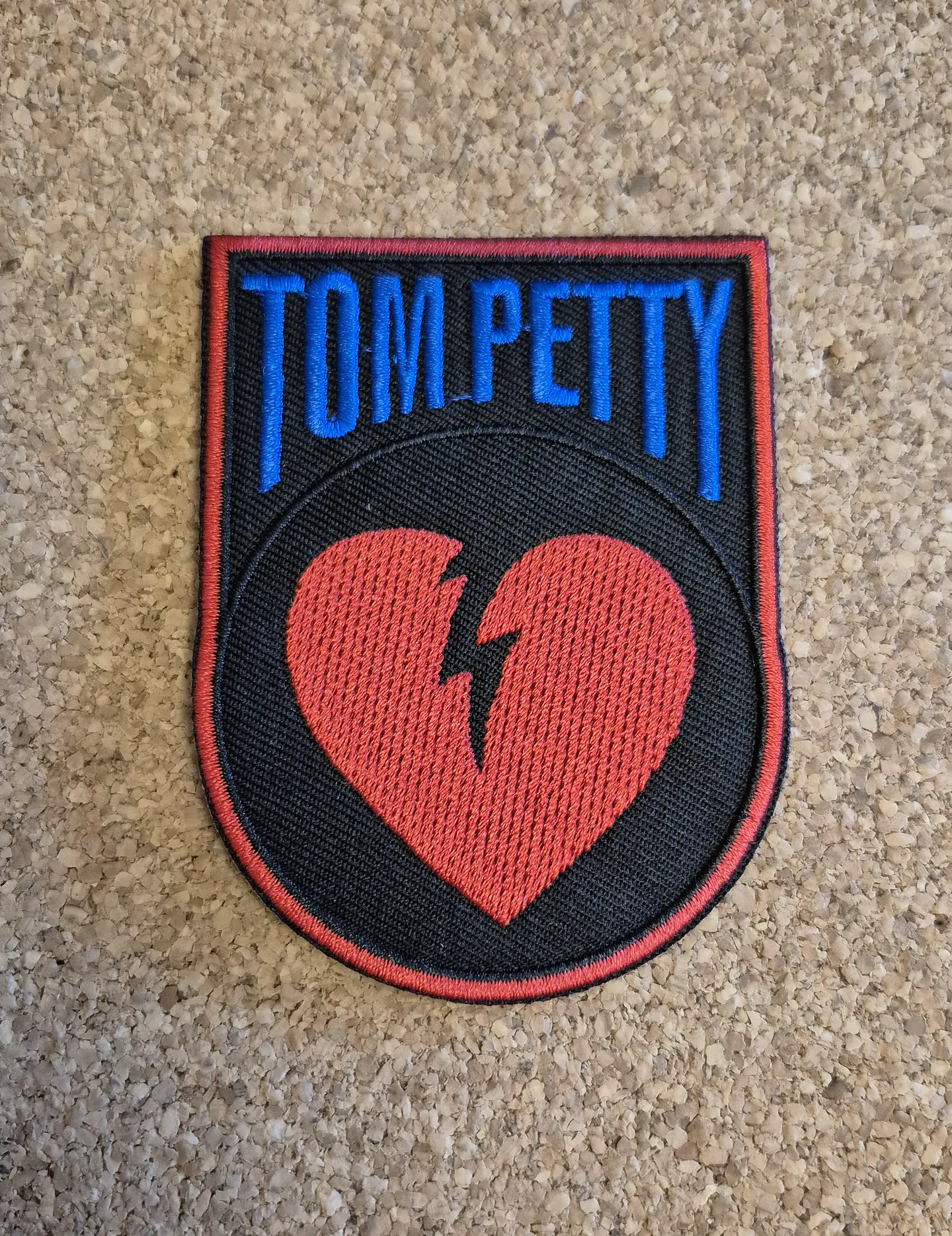 Tom Petty Patch - Embroidered (Iron-on)  1