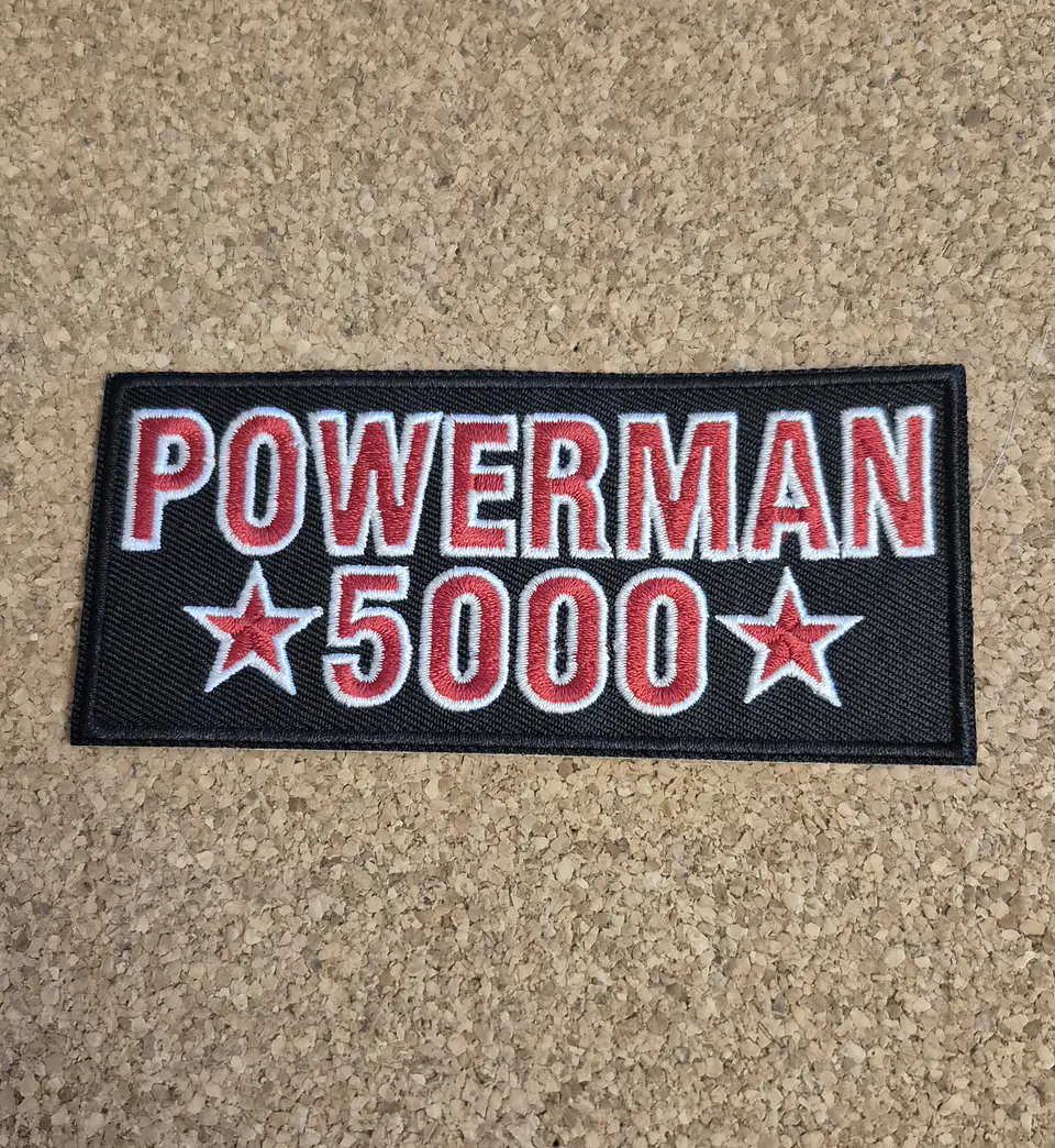 Powerman 5000 Patch - Embroidered (Iron-on) 1