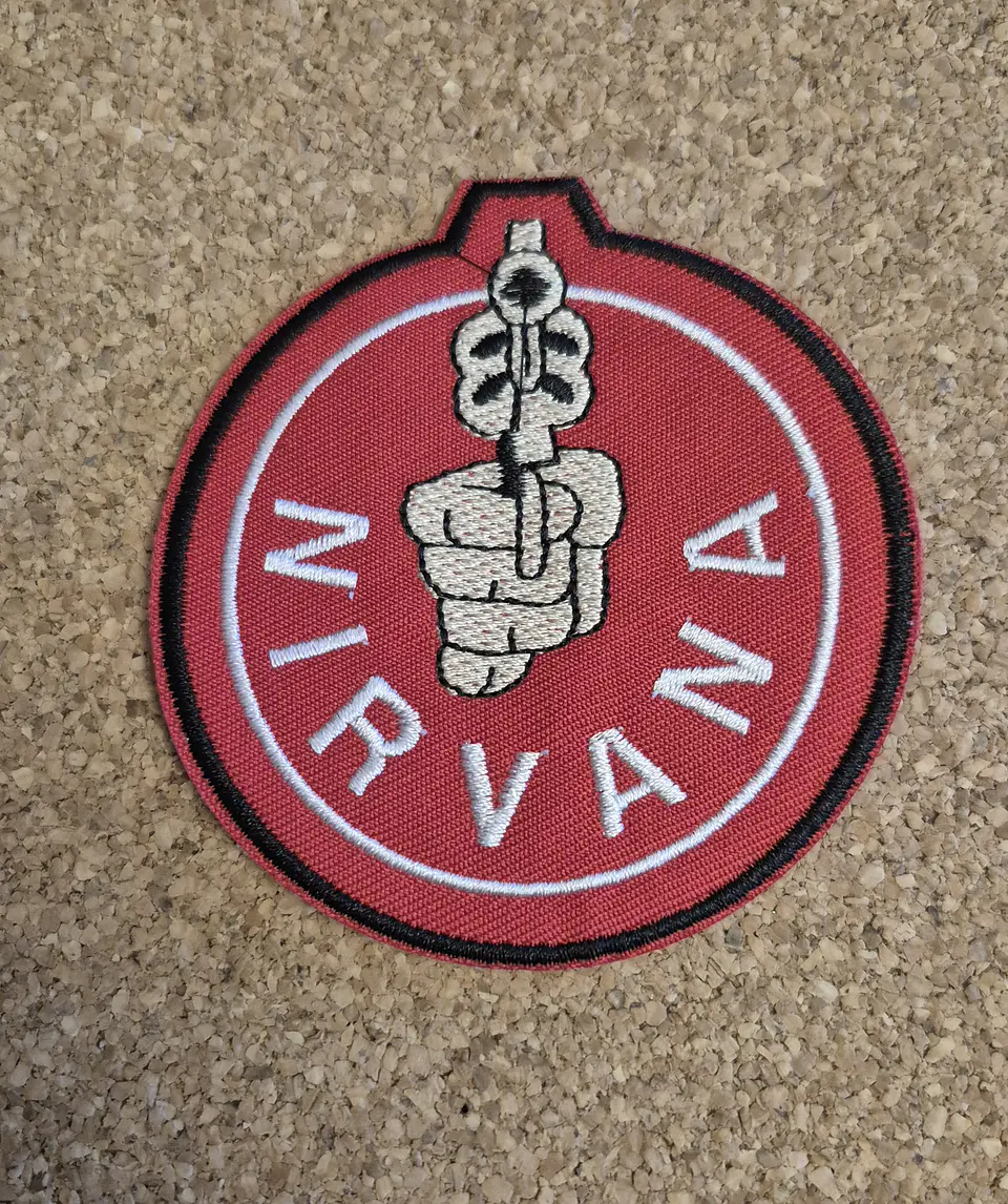 Nirvana Patch - Embroidered (Iron-on) 1
