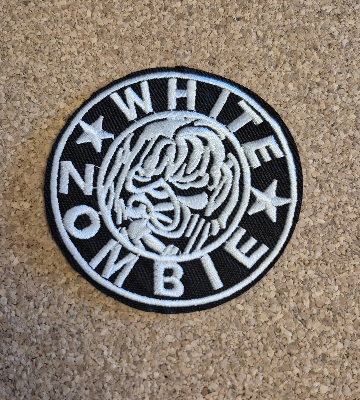 White Zombie Patch - Embroidered (Iron-on)  1