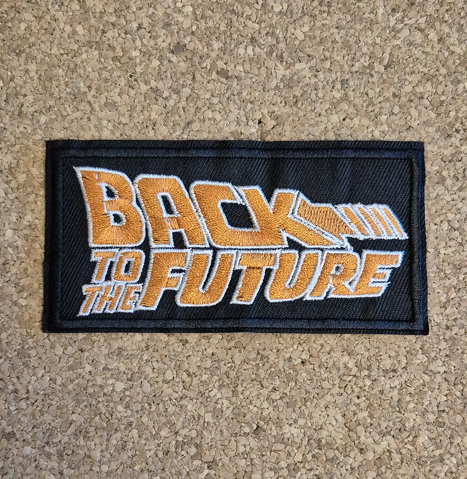 Back to the Future Patch - Embroidered (Iron-on) 1