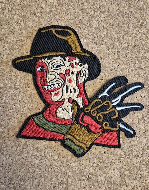Freddy Krueger Patch - A Nightmare on Elm Street - Embroidered (Iron-on)