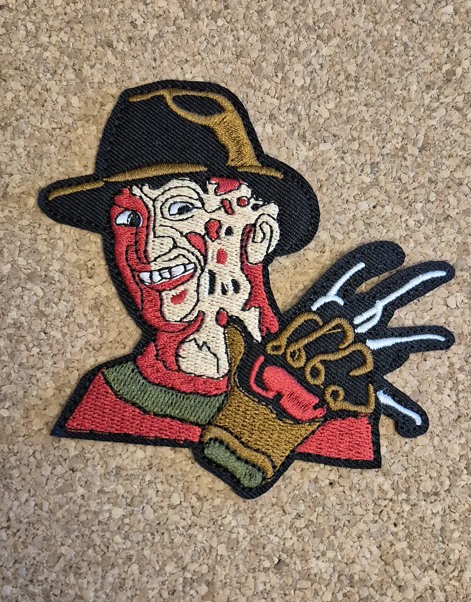 Freddy Krueger Patch - A Nightmare on Elm Street - Embroidered (Iron-on) 1