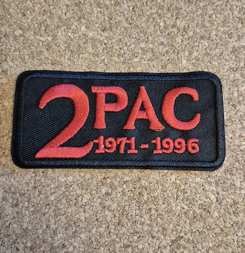 Tupac 2 Pac Patch (Iron-On) 2 Modelos 