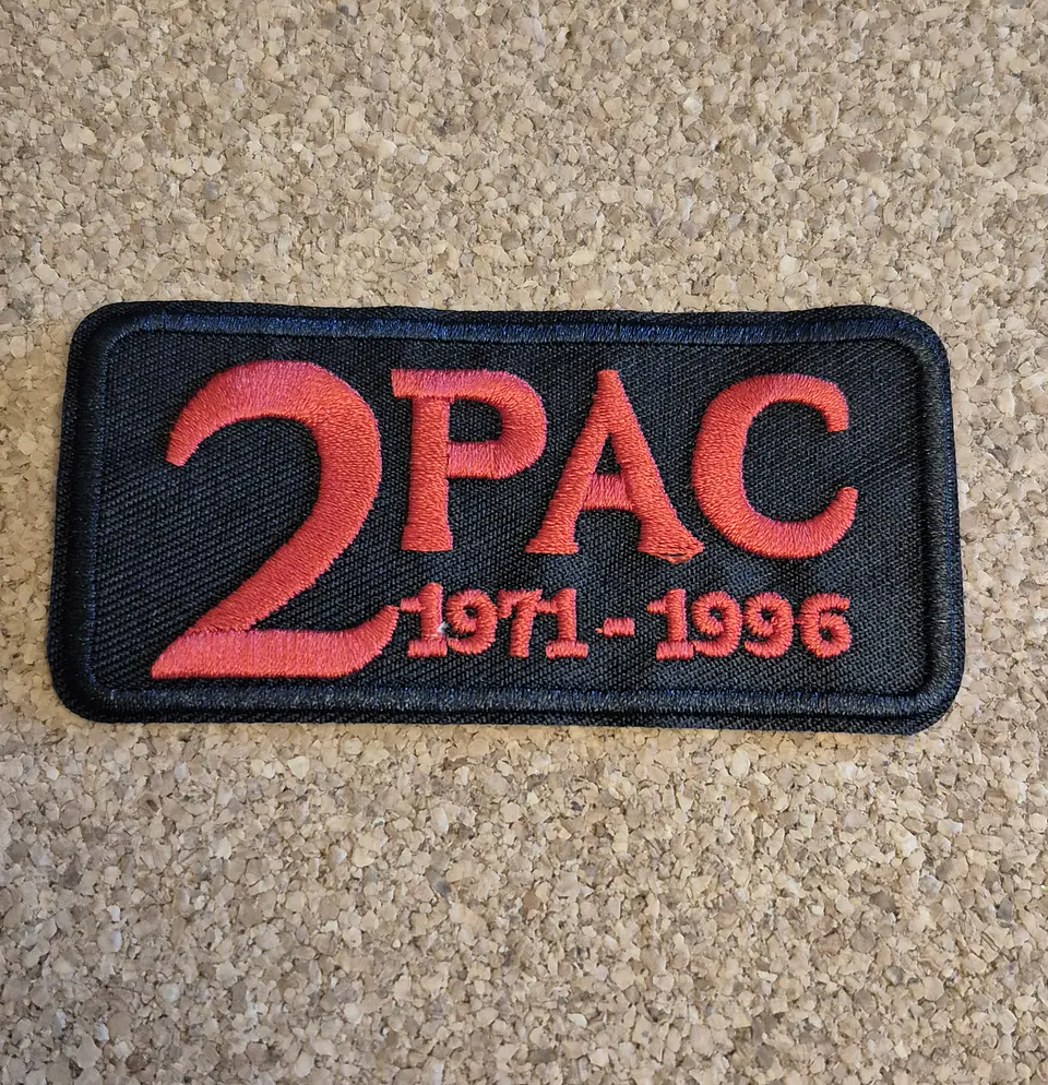 Tupac 2 Pac Patch (Iron-On) 2 Modelos  2