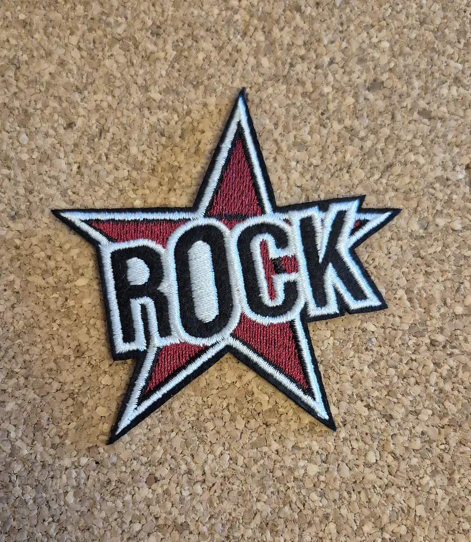 Rock Patch – Embroidered (Iron-on) 9 Modelos 1