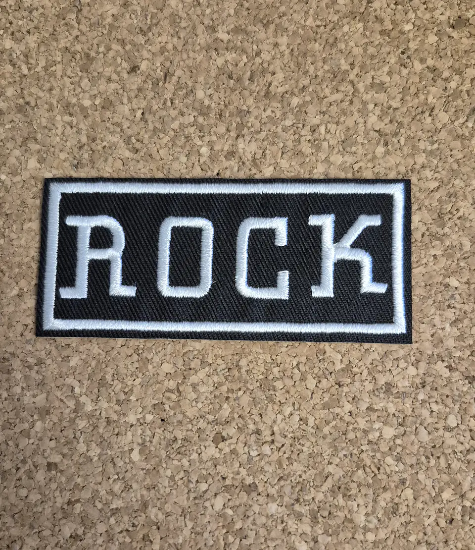 Rock Patch – Embroidered (Iron-on) 9 Modelos 2