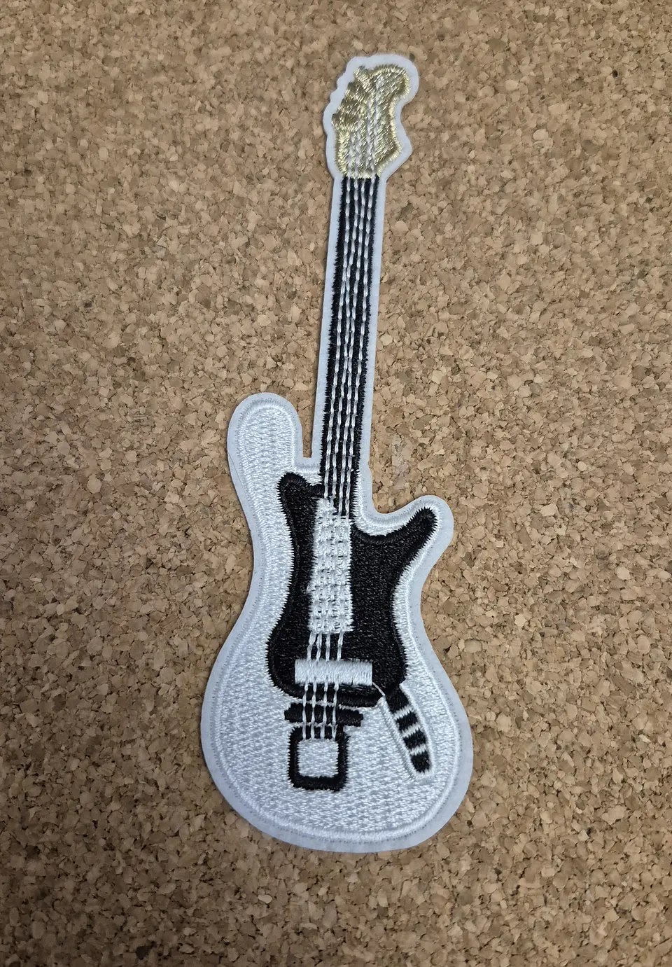 Guitarras Baixo Patch – Embroidered (Iron-on) 4 Modelos 4