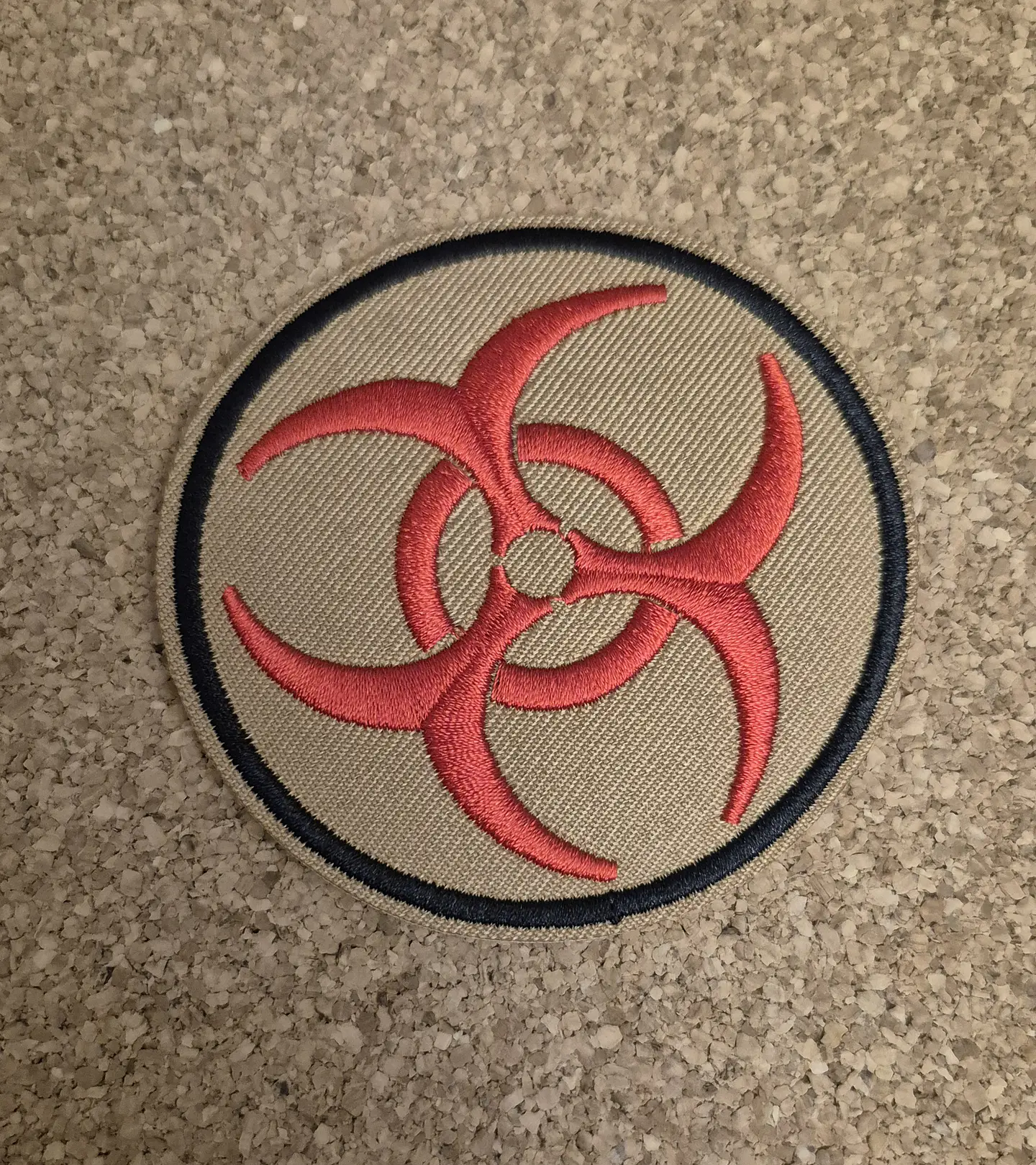 Biohazard Patch – Embroidered (Iron-on) 4 Modelos  3