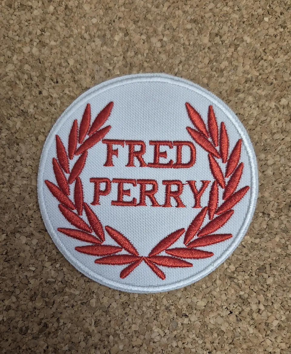 Fred Perry Patch – Embroidered (Iron-on) 2 Modelos 2