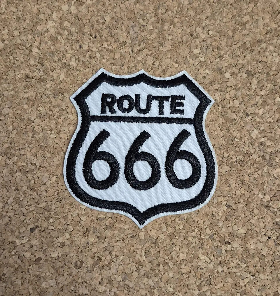 Route 66 / 666 Patch (Iron-On) 6 modelos 5