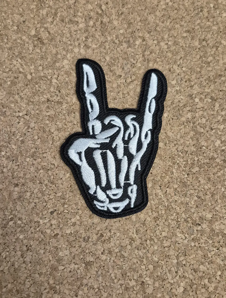 Metal Sign Hand Patch (Iron-On) 3 modelos 1