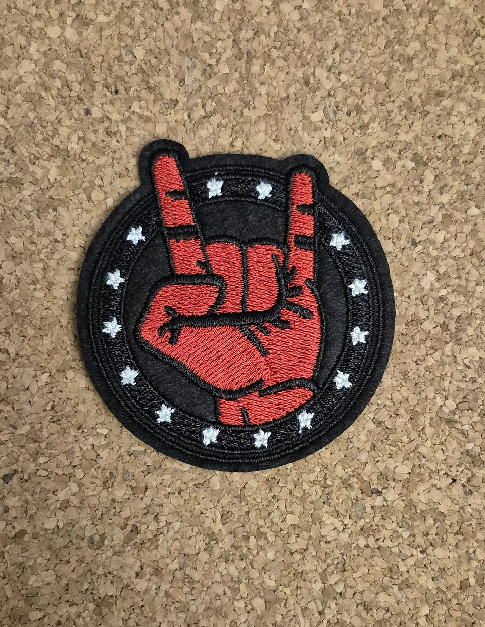 Metal Sign Hand Patch (Iron-On) 3 modelos 3
