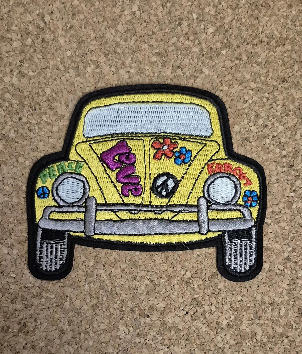 Peace & Love Car Patch (Iron-On) 1