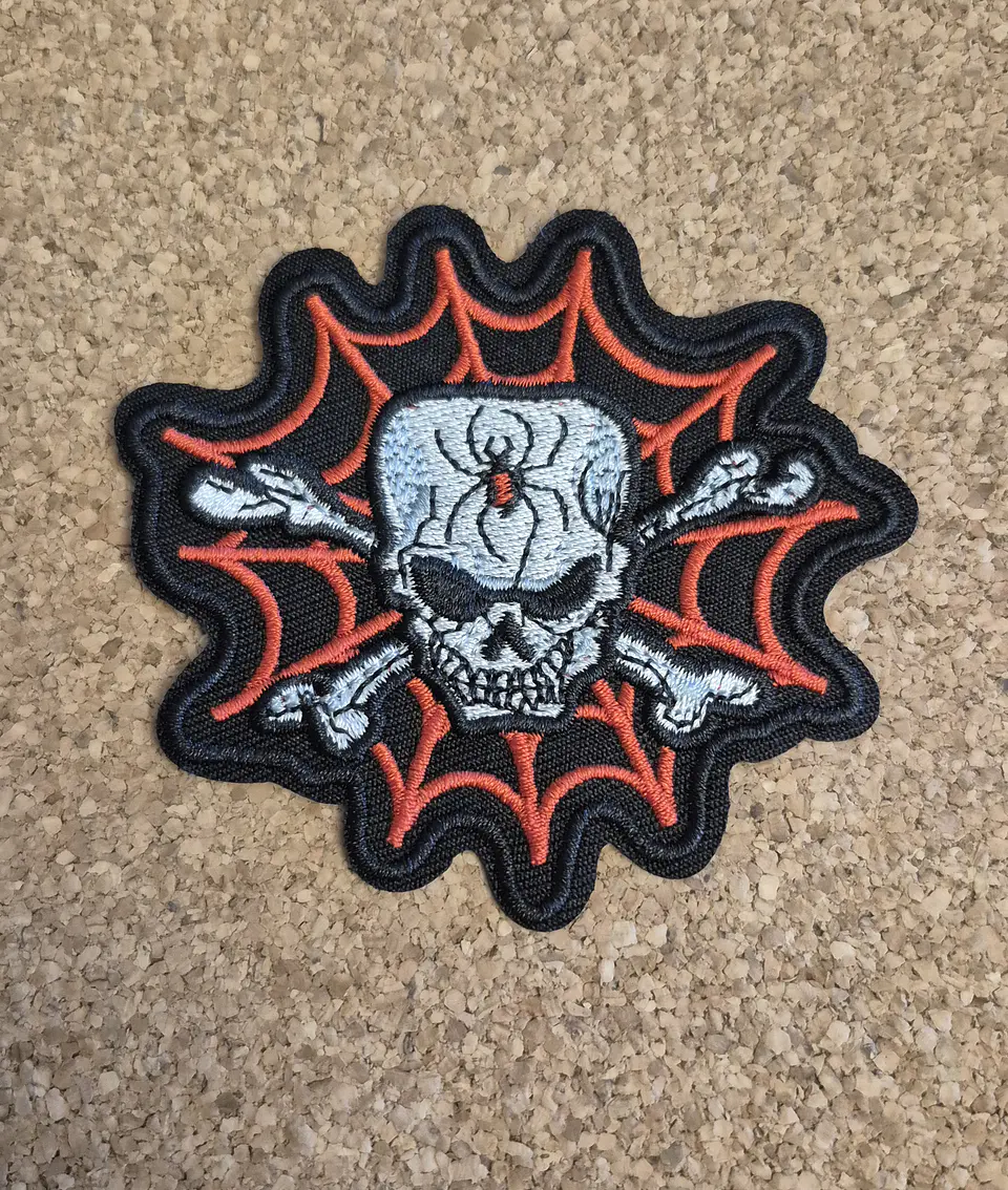 Skull & Skeleton Patches (Iron-On) – 10 Modelos  5