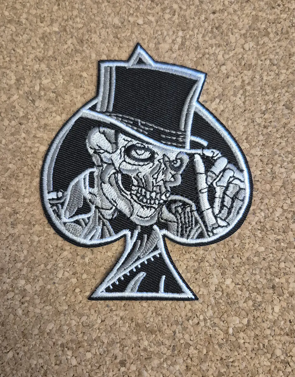 Skull & Skeleton Patches (Iron-On) – 10 Modelos  4