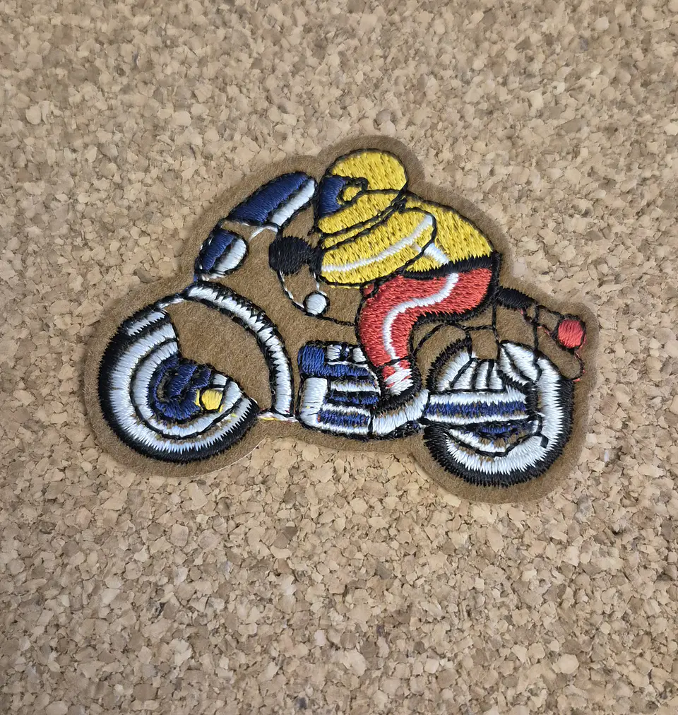 ​Motorcycle & Biker Patches (Iron-On) – 5 Modelos  5