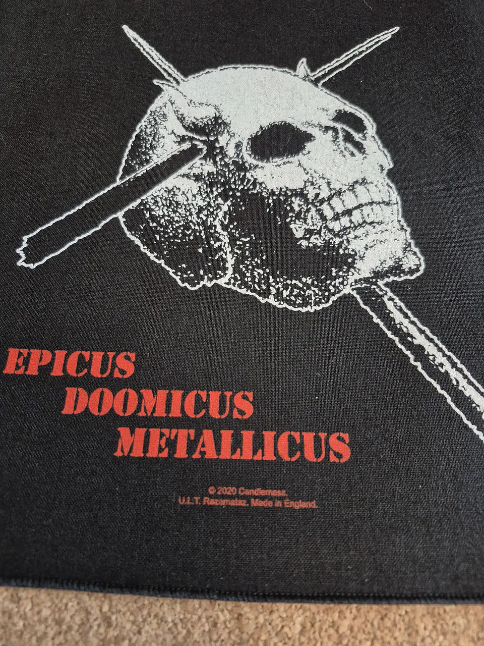 Candlemass Backpatch – Epicus Doomicus Metallicus  2