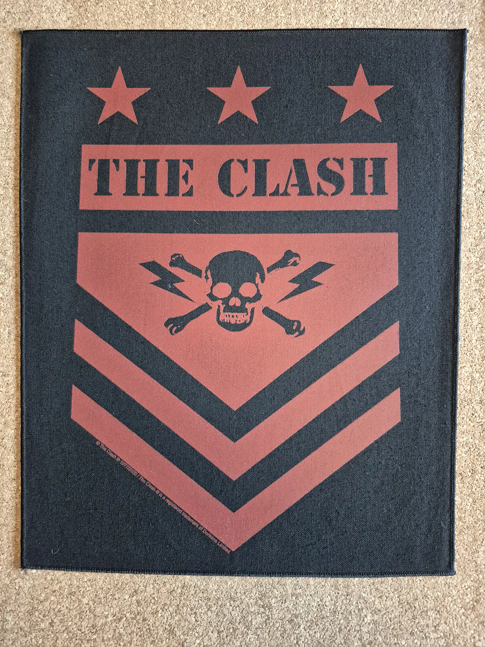 The Clash Backpatch – Military Shield 1