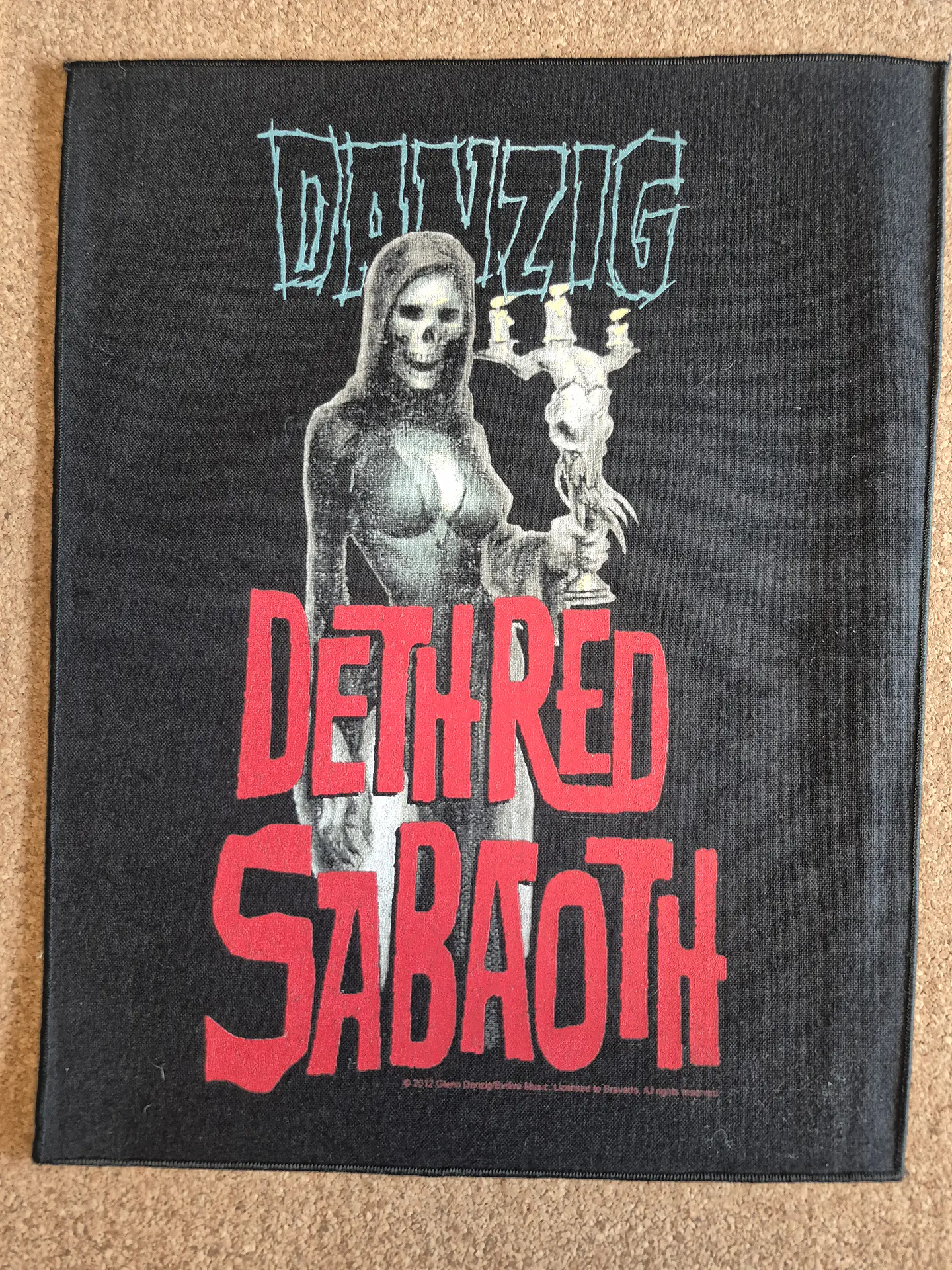 Danzig Backpatch – Candelabra 2012 1