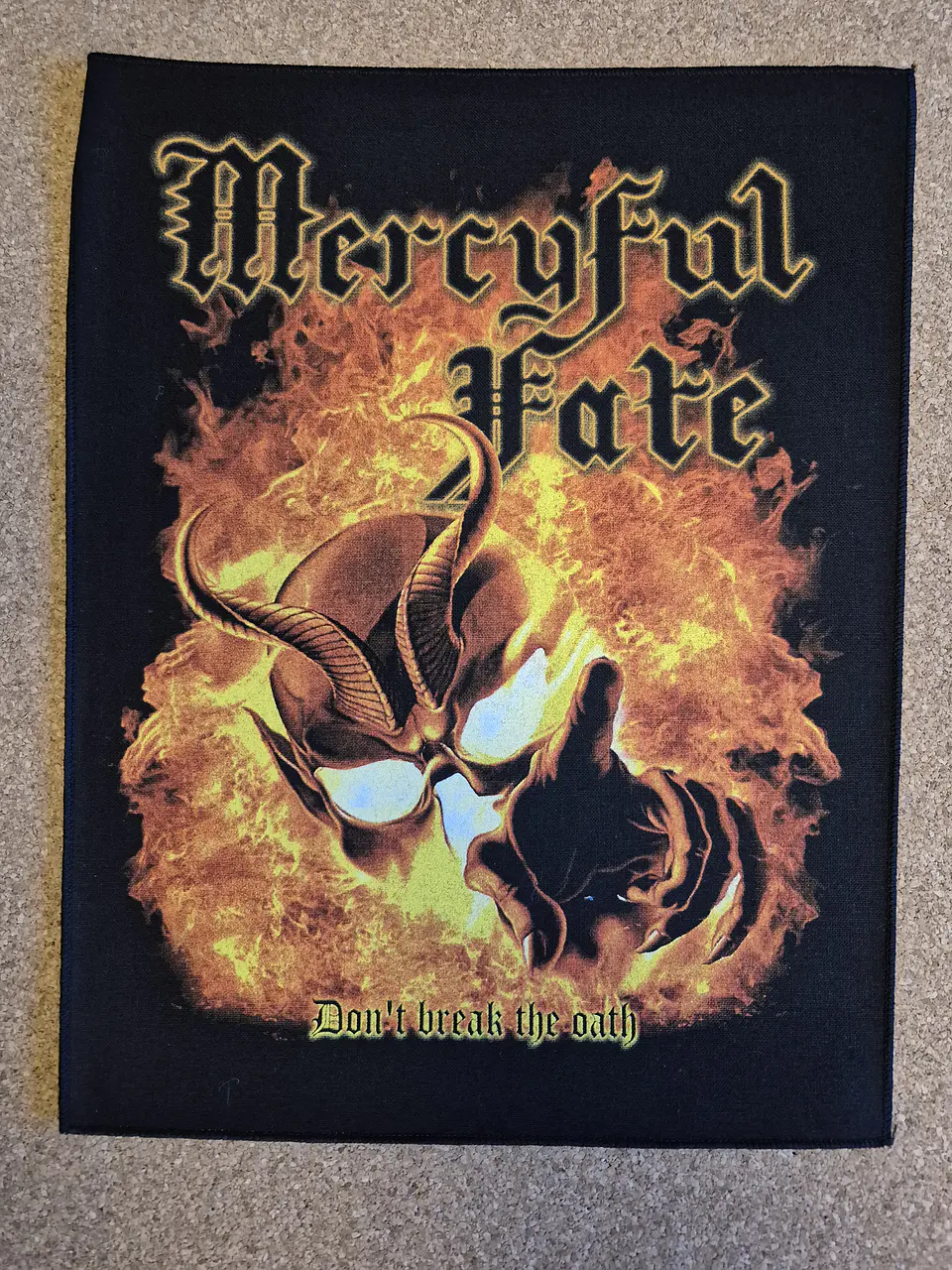 ​Mercyful Fate Backpatch – Don't Break the Oath 1