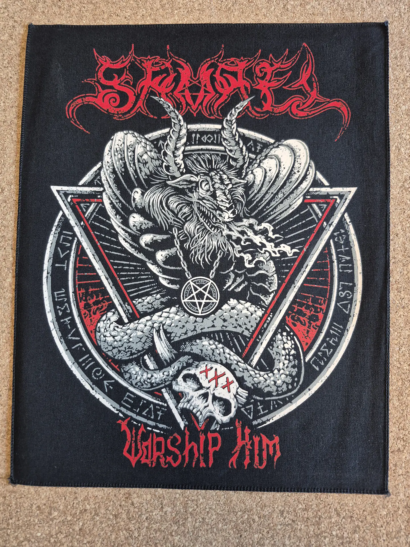 Samael Backpatch – Worship Him 1