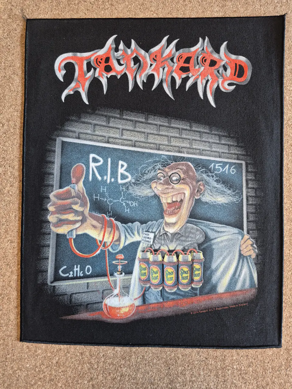Tankard Backpatch – R.I.B. (Rest In Beer) 1
