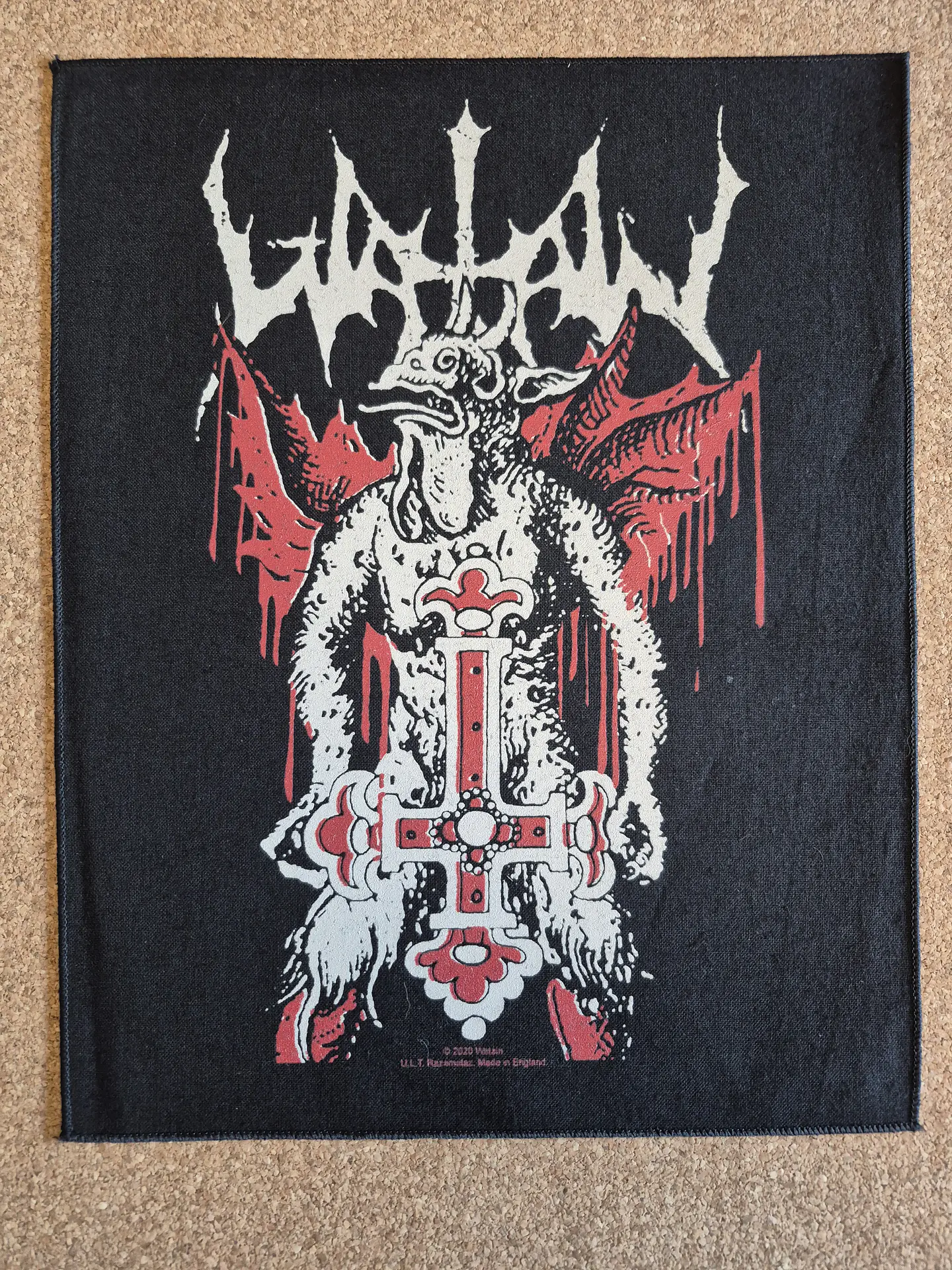 ​Watain Backpatch – Inverted Cross 1