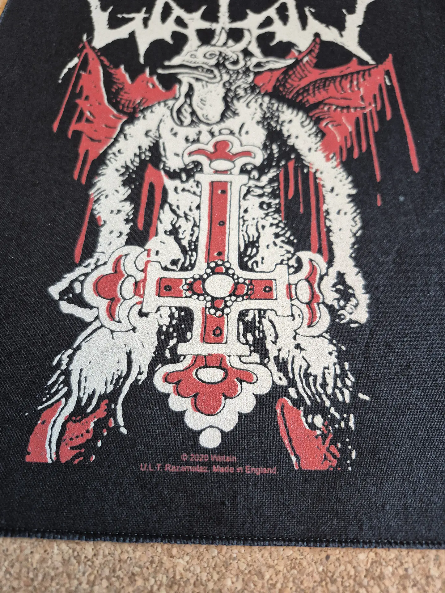 ​Watain Backpatch – Inverted Cross 2