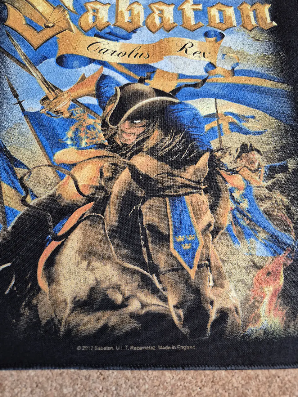 ​Sabaton Backpatch – Carolus Rex 2