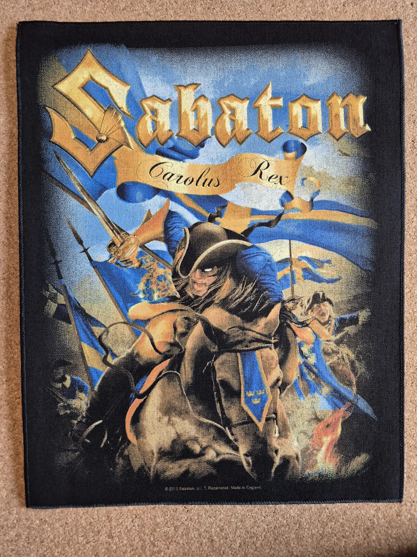 ​Sabaton Backpatch – Carolus Rex 1