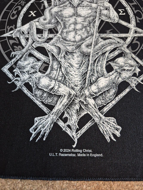 Rotting Christ Backpatch – Hellenic Black Metal