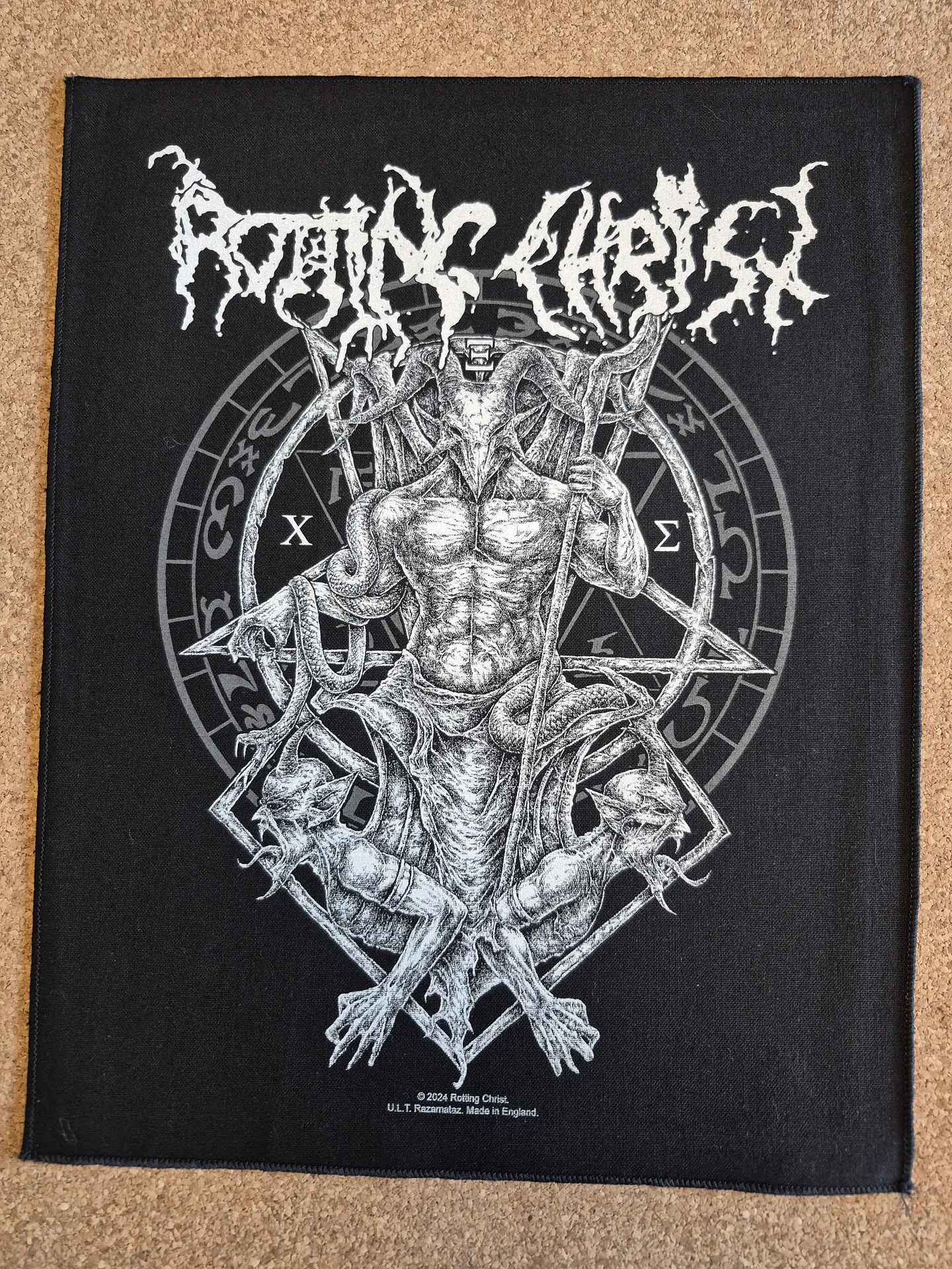 Rotting Christ Backpatch – Hellenic Black Metal 1