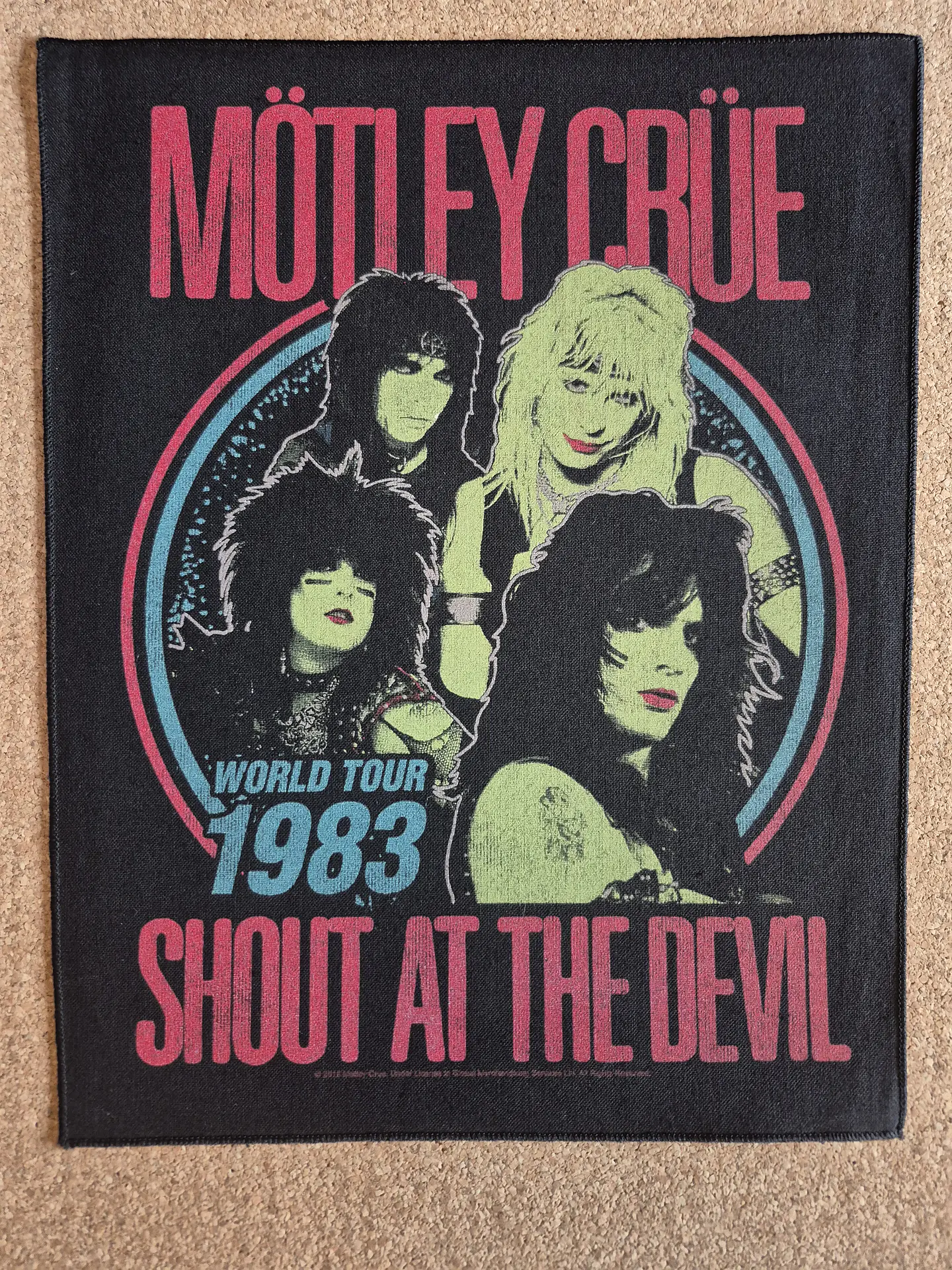 Mötley Crüe Backpatch – 2 Modelos 1