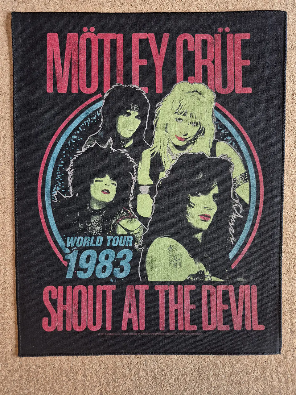 Mötley Crüe Backpatch – 2 Modelos 1