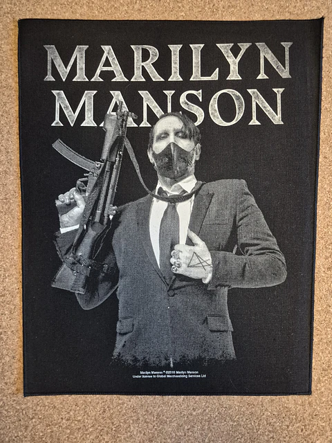 ​Marilyn Manson Backpatch – 2 Modelos 