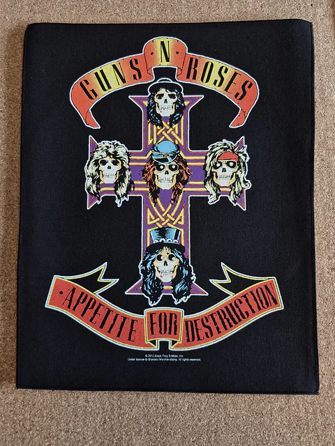 Guns N' Roses Backpatch – 4 Modelos (Desde 22€) 