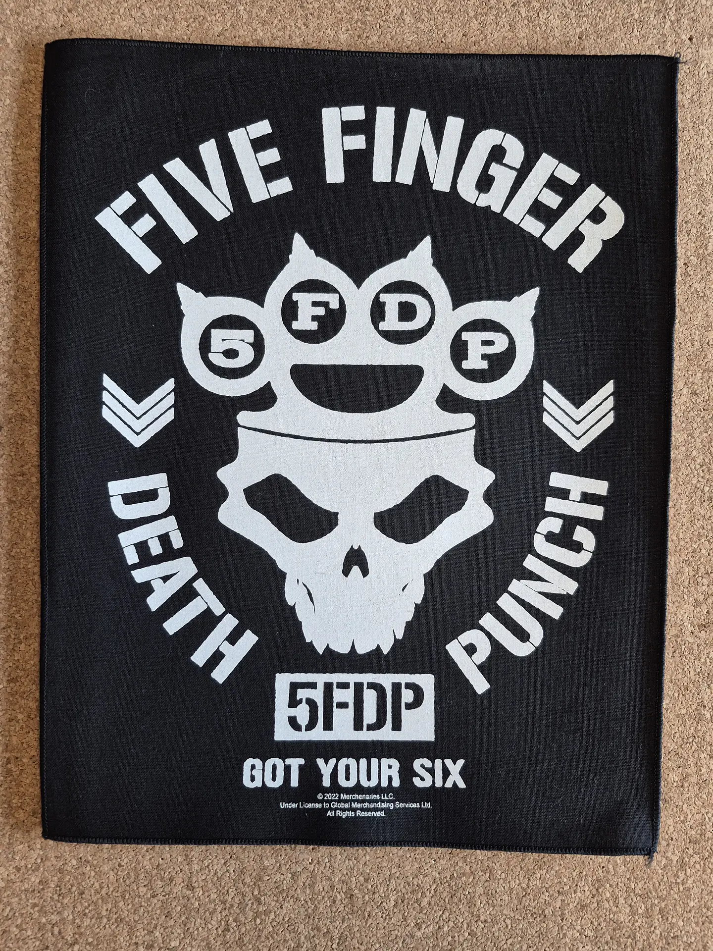 Five Finger Death Punch Backpatch - 2 Modelos  1