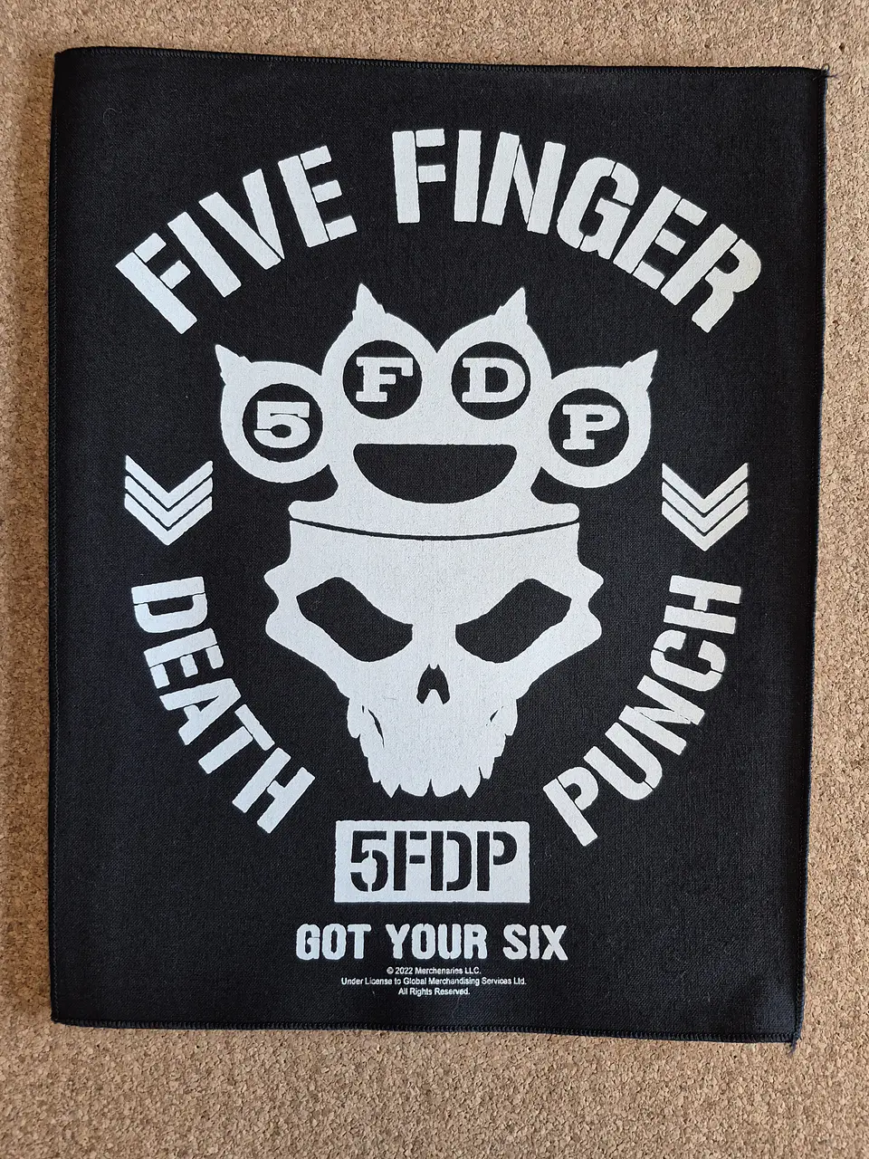 Five Finger Death Punch Backpatch - 2 Modelos  1