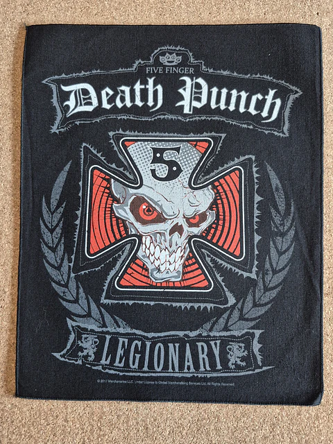 Five Finger Death Punch Backpatch - 2 Modelos 